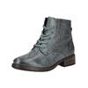 Schnürstiefelette JOSEF SEIBEL "Josef Seibel Stiefelette Leder", Damen, Gr. 39, blau (azur), Leder, casual, Schuhe