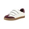 Sneaker STEVE MADDEN "STEVE MADDEN Sneaker Veloursleder", Damen, Gr. 41, rot (beige, rot), Veloursleder, casual, Schuhe