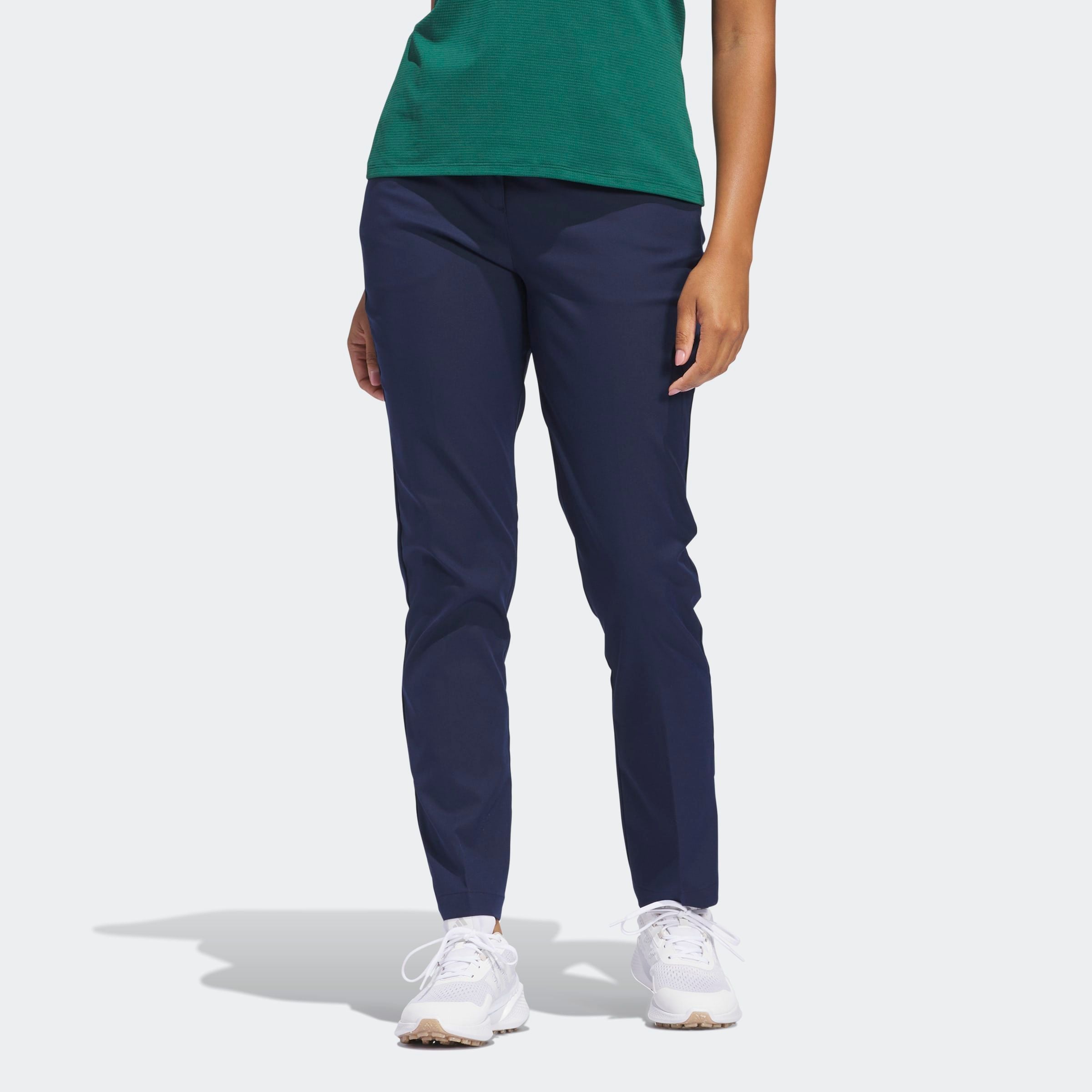 Golfhose ADIDAS PERFORMANCE "W ULT 5 PK TW P", Damen, Gr. 42, N-Gr, blau (collegiate navy), Obermaterial: 100% Polyester, Hosen Image