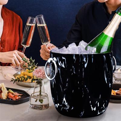 Ice Bucket with Lid, Scoop, Tongs and Strainer