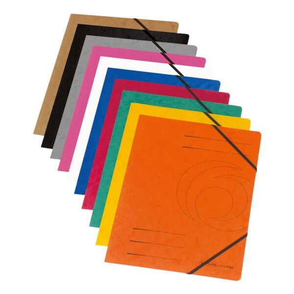 Herlitz Eckspannermappe A4 Quality extra starker Qualitätskarton 10 Stück mehrfarbig Image