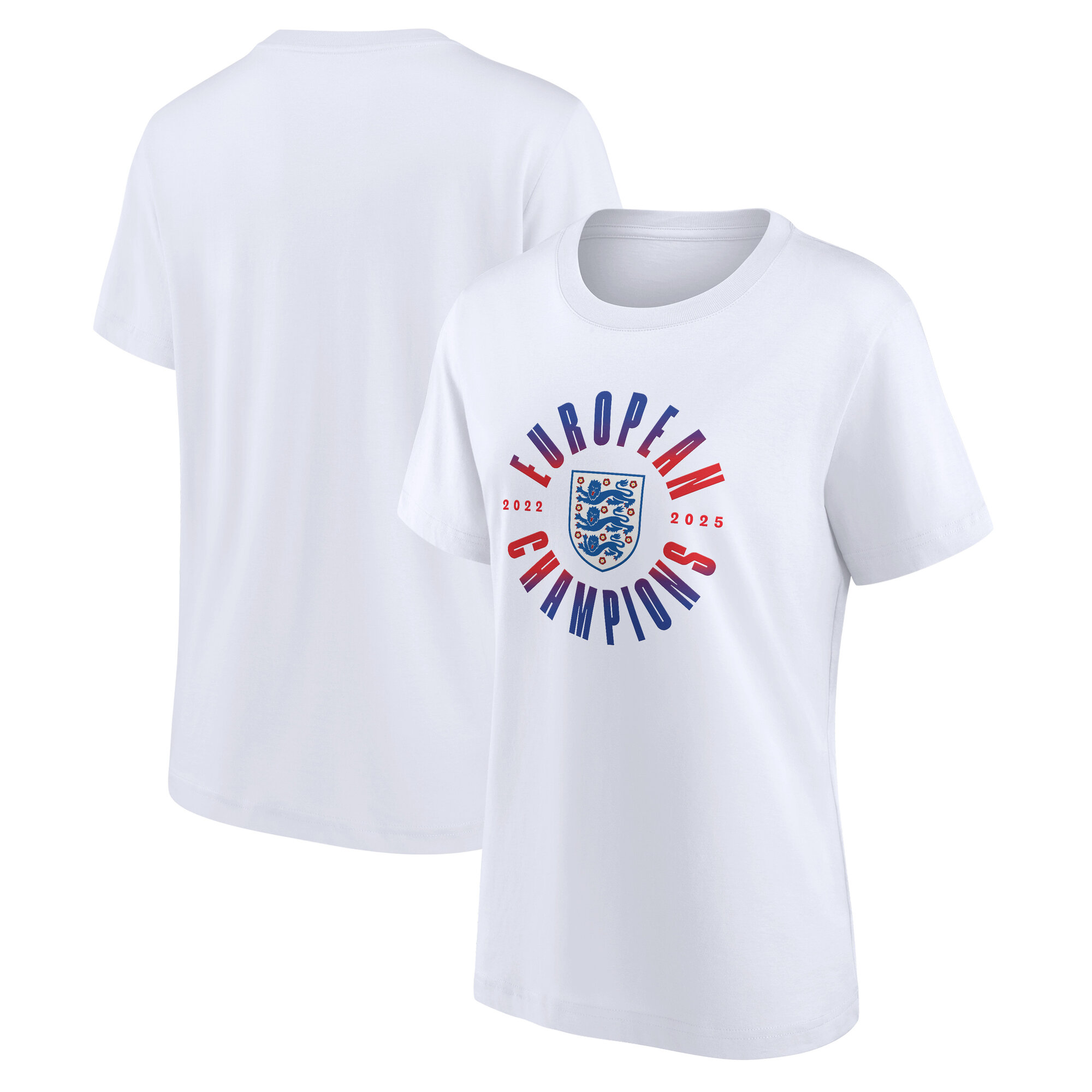 England Lionesses Roundel Sieger T-Shirt - Weiß - Damen Image