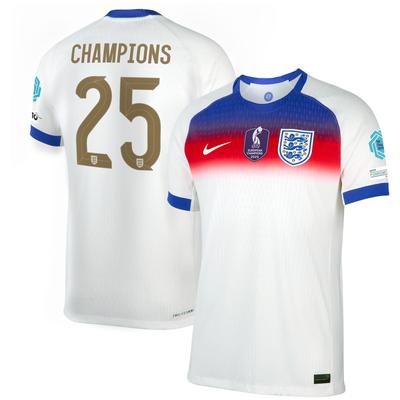 England Lionesses Nike Dri-FIT ADV Match Heimtrikot 2025 mit Aufdruck Champions 25 Image