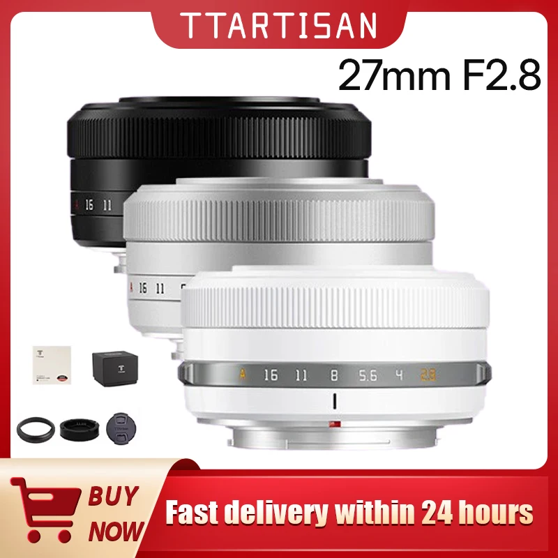 TTArtisan 27 mm F2.8 APS-C Autofokus spiegelloses Kameraobjektiv für Sony A5000 A7RIII ZVE10 Fuji XA7 XT30 XE4 XT3 Nikon Z50 Z5 ZFC Image