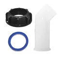 Adattatore serbatoio IBC Ugello serbatoio acqua IBC Tappo valvola Raccordo prolunga da 2 pollici Tubo flessibile con beccuccio di scarico Tappo rubinetto ugello serbatoio acqua IBC da 1000 litri