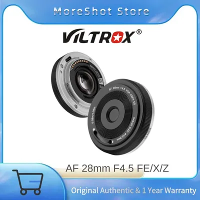 Viltrox AF 28mm F4.5 Full-Frame Lens Auto Focus Ultra-Thin Pancake Lens for Sony E Nikon Z FUJIFILM X