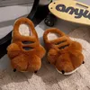 Neuheit Pfoten Schuhe Frauen Männer Winter Tier Finger Hausschuhe Unisex Indoor flauschige Hause Schuhe Frau gemütlich warm große Tiger Klaue Slipper