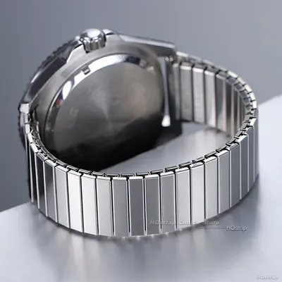 22mm elastisches Armband Erweiterung Edelstahl Uhrenarmband gebürstetes Silber Damen Herren Armband Zubehör Universal Ersatzgürtel Image