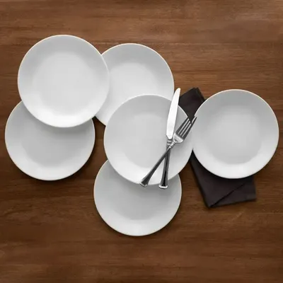Corelle Classic Winter Frost White Dinner Plate Set - 6 Piece
