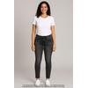 Tom Tailor Damen Jeans, Gr. 23, grau, Elasthan