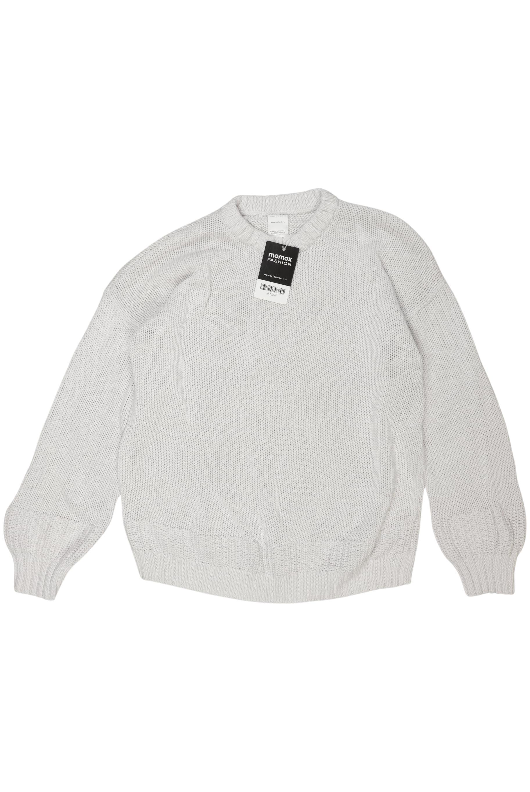 Zara Mädchen Pullover, Gr. 164, grau, Baumwolle