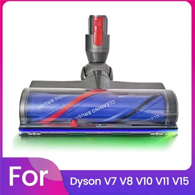 Stabiler, schnell lösbarer Anti-Tangle-Reinigungskopf für Dyson V7 V8 V10 V11 V15 Staubsaugerteile für Teppiche, Teppiche, Hartholzboden Image