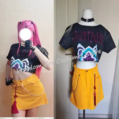 Anime KPop Dämon Hunters Mira Cosplay Kostüm Rote Perücke Huntrix anzug Halloween Party für Frauen Mädchen Karneval Geschenk 84 stücke aufkleber Image