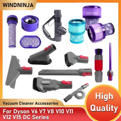Für Dyson Staubsauger Zubehör HEPA-Filter Pinsel Kopf Für Dyson V6 V7 V8 V10 V11 V12 V15 DC Serie Griff Roller Pinsel Image