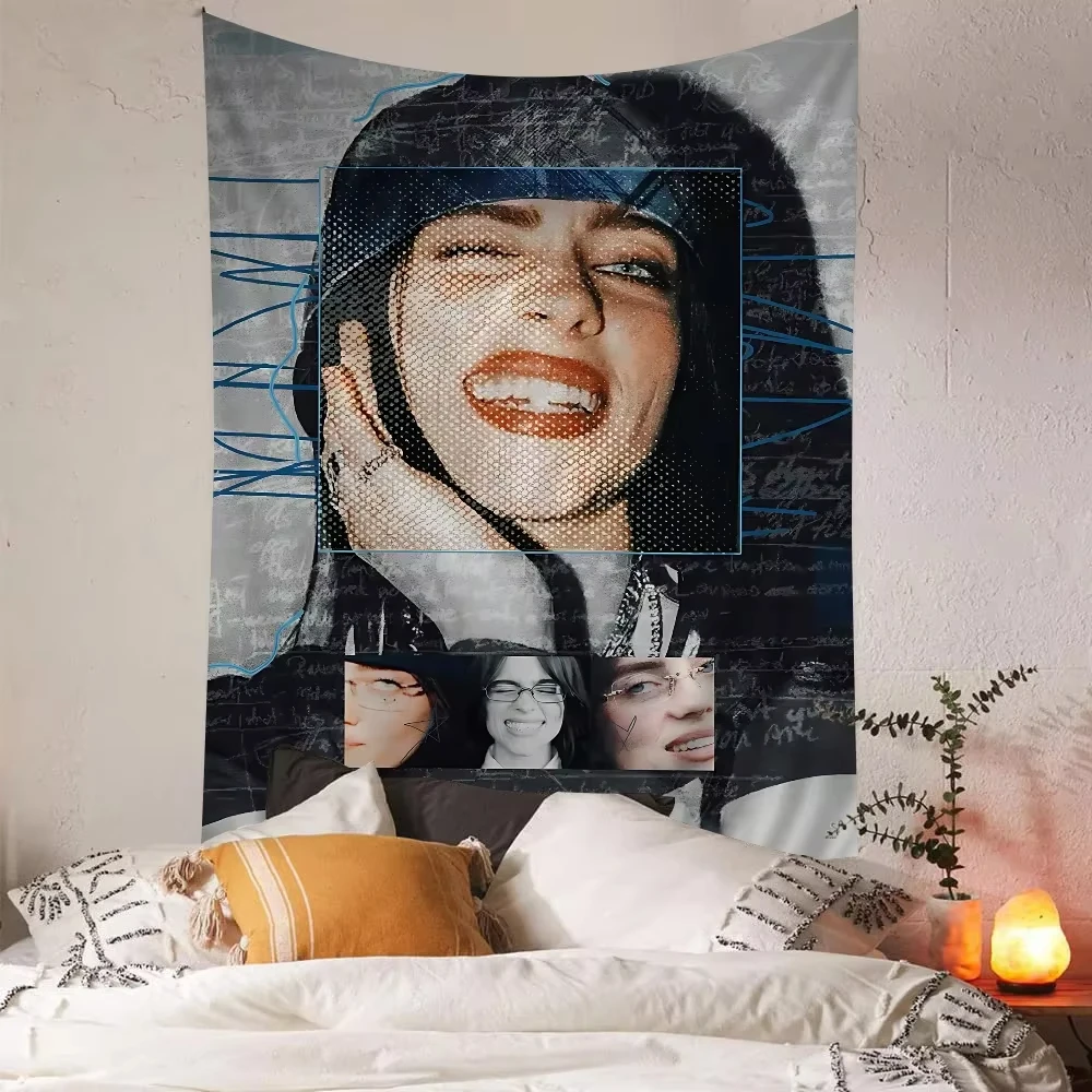 Hit Me Hard And Soft B-BillieS Bunter Wandteppich, Wandbehang, böhmischer Wandteppich