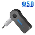 Adattatore ricetrasmettitore audio wireless Bluetooth 5.0 2 in 1 da 3,5 mm per auto, musica, audio, auricolare ausiliario, ricezione, adattatori wireless vivavoce