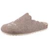 Clog ANISTON SHOES "Smile", Damen, Gr. 38, grau (taupe), Filz, meliert, klassisch, Schuhe, Clog, Hausschuh, Homeslipper - NEUE KOLLEKTION