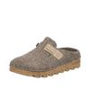 Clog RIEKER, Damen, Gr. 40, beige, Textil, casual, Schuhe, Sabot, Hausschuh, Casual-Clog, Plateausohle, zum Schlupfen