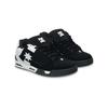 Sneaker DC SHOES "DC Command", Gr. 10(43), schwarz-weiß (schwarz, weiß), 50.46% Leder, 49.54% Synthetikmaterial, Schuhe
