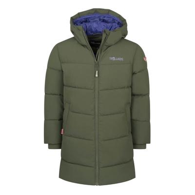 Trollkids - Girl's Aurland Coat XT - Mantel Gr 152 oliv Image