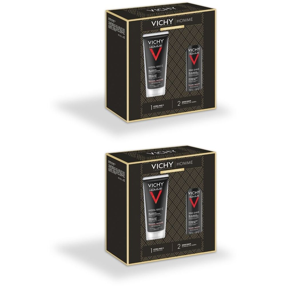 Vichy Homme Set Gel Doccia + Schiuma da Barba 2x1 pz