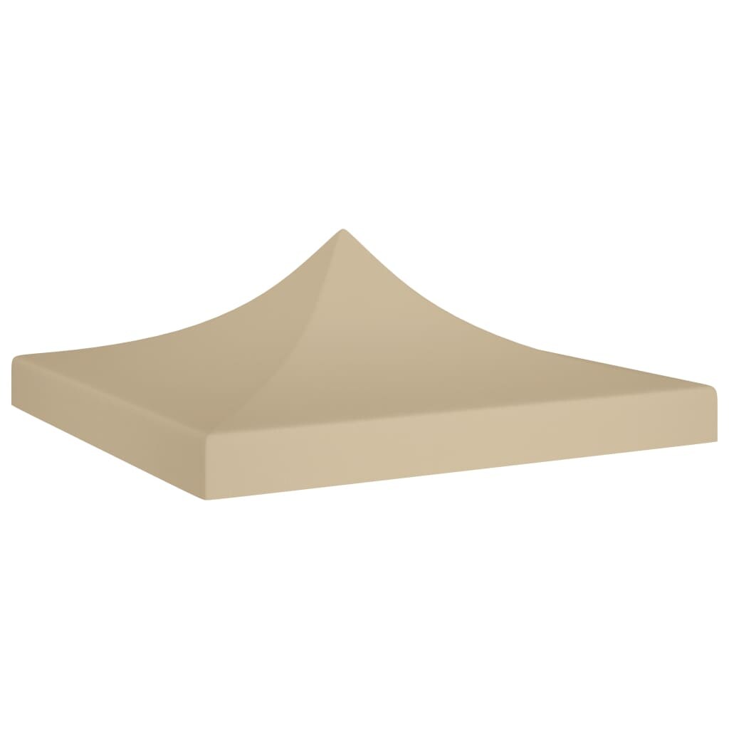 vidaXL Partyzelt-Dach 3x3 m Beige 270 g/m² Image