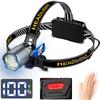 30.000 Lumen wiederaufladbare LED-Stirnlampe – superhelle Stirnlampe mit 3 Beleuchtungsmodi und