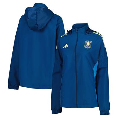 Aston Villa adidas Training Allwetterjacke - Marineblau - Damen Image