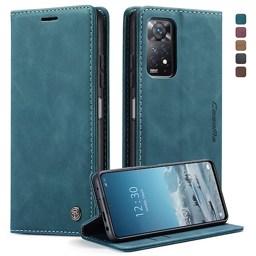 Handy Hülle Handyhüllen Für Xiaomi Universal Brieftaschenhülle Flip-Cover Ständer Stoßfest TPU PU-Leder Image
