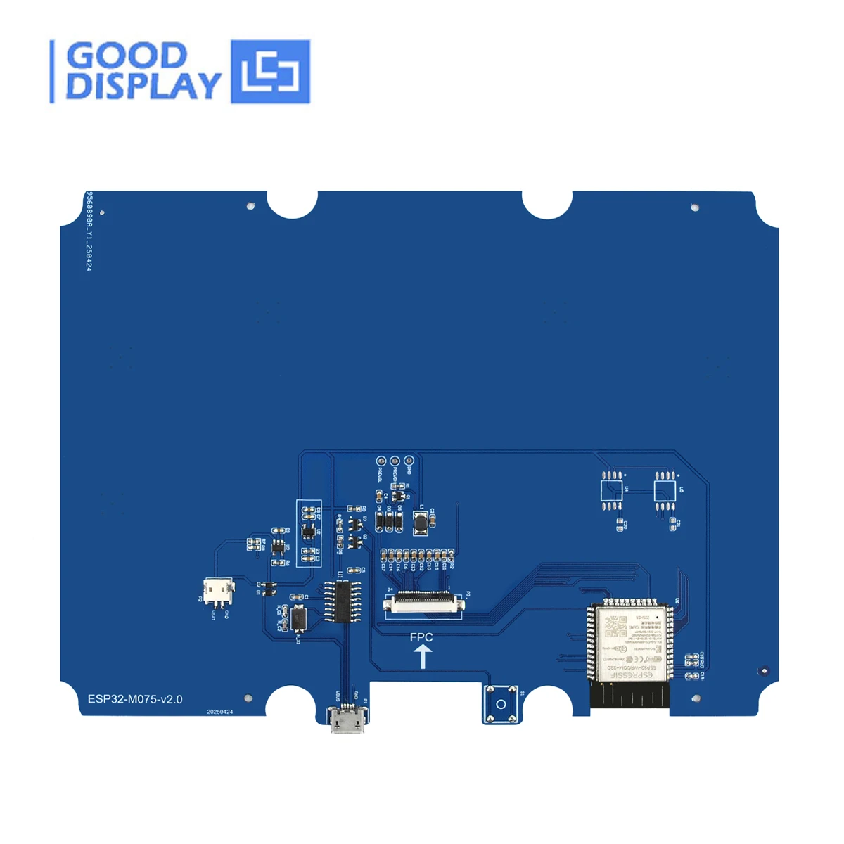 ESP32 7,5 Zoll WiFi E Ink Display Kit Mühelose Wireless Updates Treiberplatine ESP32-M075 Image