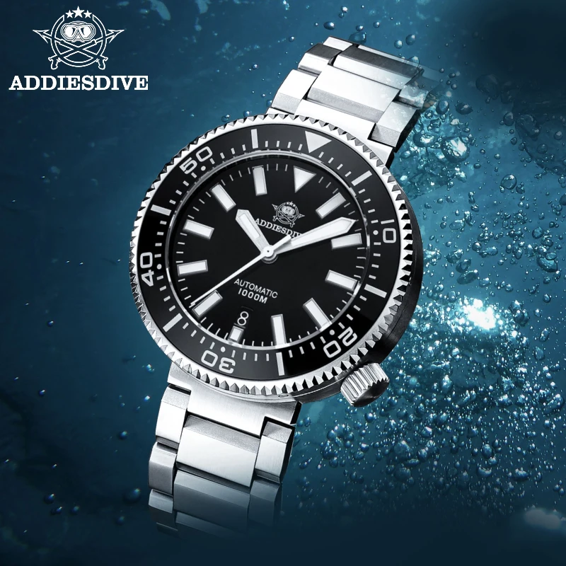 ADDIESDIVE Uhr Männer Neue Tauchen Männer Mechanische Armbanduhr Sapphire Automatische Wasserdichte Geschenk Uhr Retro reloj hombre Image