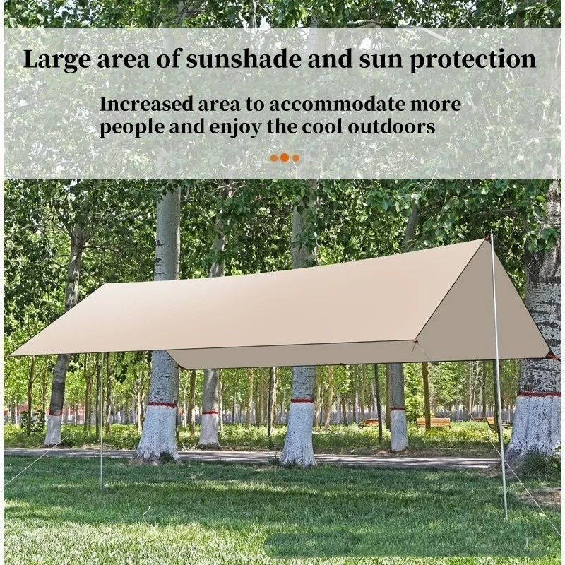 Strandüberdachung, Strandzelt, Strandschirm, Markise, Überdachung, Partyzelt, Zelte im Ausverkauf, Gartenmöbel, 10 x 10 Überdachungszelt Image