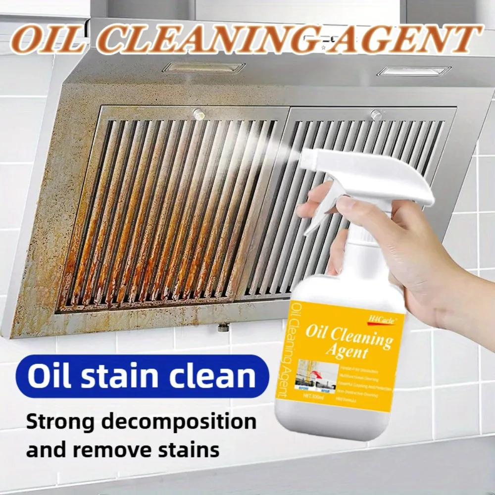 Hochleistungsspray zum Entfernen von Fettöl in der Küche – mühelose Reinigung von Herdplatten, Öfen und Dunstabzugshauben. Küchenreinigungswerkzeuge Image
