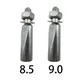 SPORTFUNSF 2 pezzi cunei per pedivella per bicicletta 8.5/9.0mm movimento centrale cuneo perni corti per piastra catena in acciaio con dadi rondelle bicicletta Comp