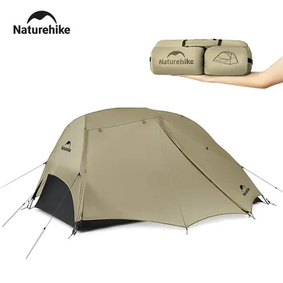 Naturehike Camping Tent Star River UL 2 Person 15D Nylon Ultralight Hiking Backpacking Tent Two Doors Outdoor Portable Tent