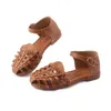 Mädchen Sandalen Kinder Schuhe Prinzessin Süßen Toe-capped Anti-kick Strand Sandalen Für Kleinkinder Großen kinder Weichen sommer Schuhe 21-35
