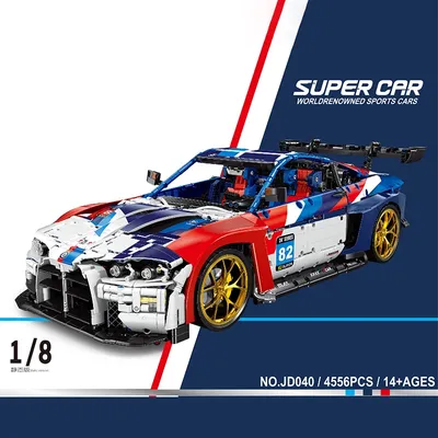 4556 Stück 1:8 Technische M4 Supercar Bausteine Set JD040 Kreative Ideen Hypercar Sportwagen Modell Ziegel Spielzeug für Erwachsene Geschenke Image