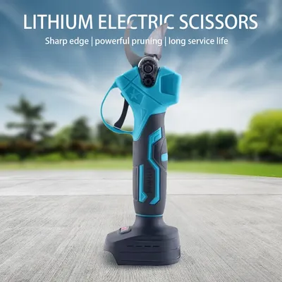 Lithium-ion Handheld Pruner - Electric Scissors for Coarse Branch & Fruit Trees w/ Battery Adapter (Makita/Dewalt Compatible)