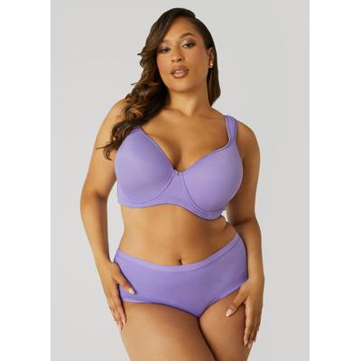 Plus Size Butterfly Embellished Plunge Butterfly Bra