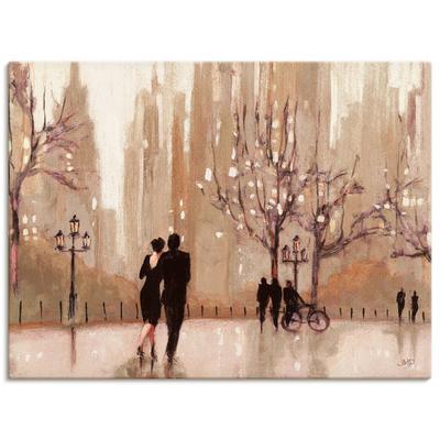Wandbild ARTLAND "Ein Abend in der Natur", beige (farbe bild(er): naturfarben), B:40cm H:30cm, Canvas, Leinwand, Bilder, als Leinwandbild, Poster, Wandaufkleber in verschied. Größen Image