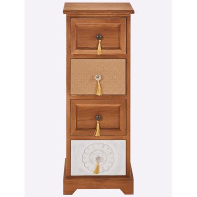 Kommode HEINE HOME, braun, B:30cm H:79cm T:25cm, Massivholz, Sideboards Image
