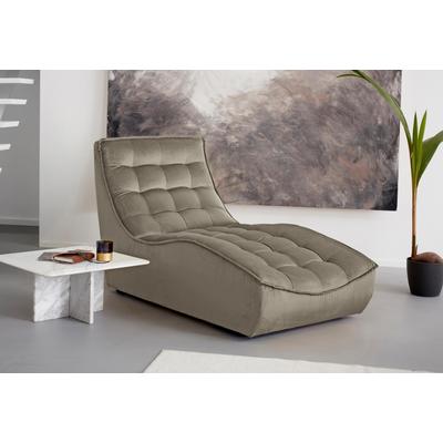 Chaiselongue CALIA ITALIA "Banjo, Designsofa, erstklassiger Sitzkomfort, als Einzelelement", braun (nocciola), B:81cm H:88cm T:156cm, Sofas, oder als Modulsofa mit den passenden Erweiterungselementen stellbar Image