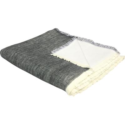Wohndecke ADAM "Solo", grau (dunkelgrau), B:150cm L:210cm, Wohndecken, GOTS zertifiziert - aus Bio-Baumwolle, Kuscheldecke Image