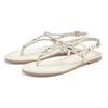 Sandale VIVANCE "Sommerschuh", Damen, Gr. 39, beige (hellbeige), Obermaterial: 100% Lederimitat. Futter: 100% Lederimitat. Decksohle: 100% Textilmaterial. Laufsohle: 100% Synthetik, unifarben, modisch, Schuhe, Zehentrenner, Sommerschuh, Sandalette...