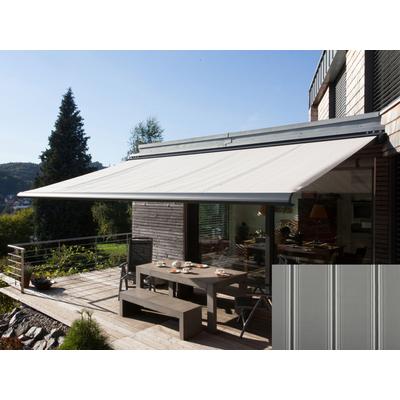 Kassettenmarkise WISMAR "Classic S-Compact", grau (grau, schwarz), B:600cm, Polyacryl, Markisen, Breite: 600 cm, Ausfall: 300 cm Image