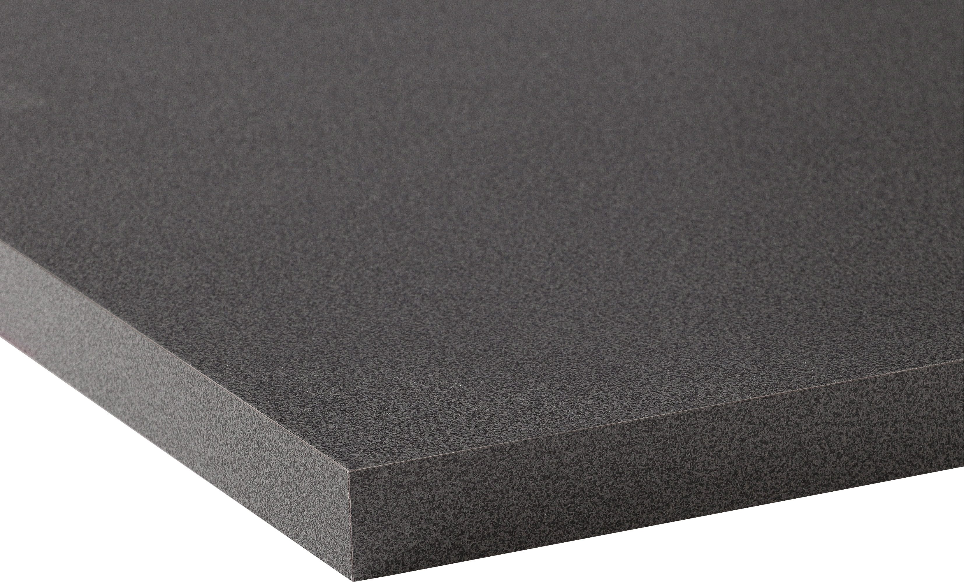 Arbeitsplatte WIHO KÜCHEN "Flexi 28", grau (granit grau), B:200 H:2,8 T:60, Holzwerkstoff, Tischplatten, 28 mm stark Image
