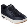 Slip-On Sneaker SKECHERS "UNO CTL-UNO DURABUCK SLIP IN", Herren, Gr. 42, schwarz, Lederimitat, casual, Schuhe, Retro Sneaker, Slipper mit Luftkissendämpfung