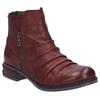 Stiefelette JOSEF SEIBEL "Kate 18", Damen, Gr. 39, rot (bordeaux), Leder, modisch, Schuhe, Stiefelette, Boots, Kurzstiefel mit modischem Blockabsatz