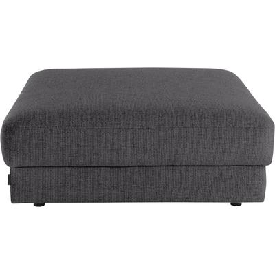 Sofa-Mittelelement PLACES OF STYLE "Bloomfield Mega Hocker in 2 Größen", braun (obsidian), B:128cm H:43cm T:133cm, 100% Polyester, Polsterelemente, Sofa-Element, passende Erweiterung zur Serie "Bloomfield", als Mittelelement passend Image