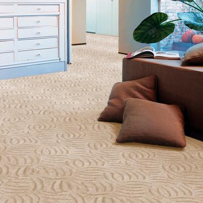 Teppichboden ANDIAMO "Amberg, Strukturschlinge, Made in Belgium", beige (hellbeige), B:200cm H:9mm L:350cm, Kunstfaser, Teppiche, Breite 200, 300, 400 oder 500 cm, Hoch-Tief Effekt, strapazierfähig Image